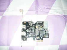 PCI Express x1 3 Port FireWire 800 Card IEEE 1394 FWB-PCIE-3PORT Used picture