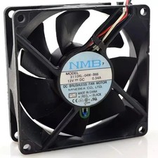NMB 3110KL-04W-B66 12V 0.34A 8025 8CM 3-Wire Cooling Fan picture
