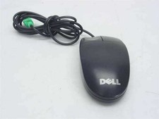 Dell Logitech M-SAW34 Black 2-Button PS/2 Mouse Wired PC 5V 15mA FCC DZL211029 picture