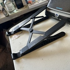 Sturdy and Portable Ergonomic Laptop Stand for Desk, Adjustable Riser, Fits all  picture