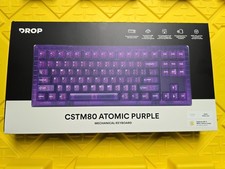 Drop CSTM80 Atomic Purple Wired Mechanical Keyboard Illuminated QWERTY English picture