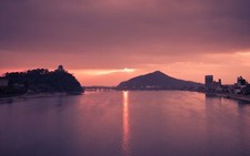 Landscape photography water river Custom Gaming Mat Desk picture