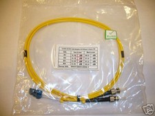LC to ST UPC fiber patch cord jumper cable singlemode 9/125 duplex 5m length  picture