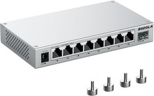 SODOLA 8-Port 2.5Gb Web Managed Switch with 10G SFP+, Aluminum Alloy Cooling & M picture