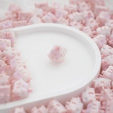 Keylist Cream Kitty Switches (42g trigger-medium pressure-linear-100PCS) picture