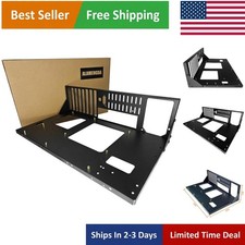 High-Performance Open Air Chassis for ATX/M-ATX/ITX - Black Alloy Steel Finish picture