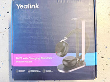 Yealink BH72 UC Bluetooth Wireless Headset w/ Charging Stand Mic Black picture