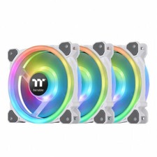Thermaltake CL-F126-PL12SW-A Riing Trio 12 RGB Fan White TT Premium (3 Fan) picture