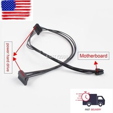 Mini 6pin to Dual SATA 15pin Female Splitter HDD/SSD Power Cable for Dell 55cm picture