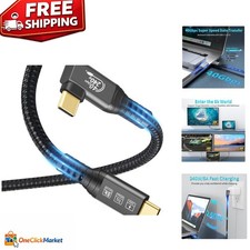 Compact 90-Degree Thunderbolt Cable - Fast Charging & 40 Gbps Data Cable, 0.5M picture