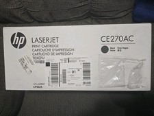 GENUINE NEW HP 650A CE270AC Black LaserJet Toner Cartridge - CP5525, M750 picture