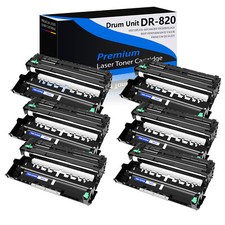 6PK Black DR820 Drum Unit for Brother DR-820 HL-L6200DWT MFC-L5900DW DCP-L5500DN picture
