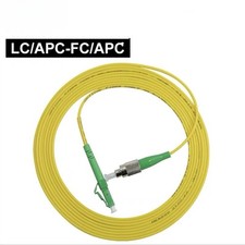 [2pcs] 5M LC APC-FC APC Simplex OS2 9/125 Patch Cord LSZH FTTH Fiber Cable picture
