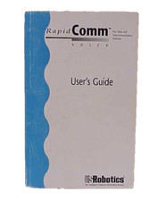 US ROBOTICS RAPID COMM VOICE USER'S GUIDE VINTAGE 1996 MANUAL GUIDE picture