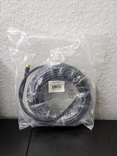 Monoprice 50ft RG6 (18AWG) 75Ohm, Quad Shield, CL2 Coaxial Cable (Black) - NEW picture