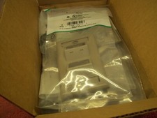 Lot of 10 Panduit PAN-NET CFPSL4IGY Mini-Com Faceplate C - 4 Module Space - Gray picture