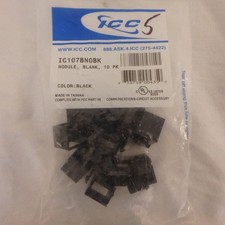 ICC-INSERT-BK IC107BN0BK - Blank Mod Connect 10PK BLACK picture