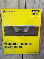 SEALED CORSAIR VENGEANCE RGB 32GB (2x16GB) DDR5 6400MHz CMH32GX5M2B6400Z32 NEW picture