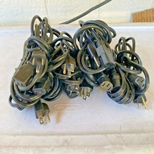 30 Count 6 Feet 3-Prong Computer Power Cord Universal PC Cable Standard Wire  picture