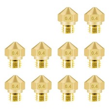 Mk10 Nozzle For 3d Printer 10pcs Mk10 M7 Extruder Nozzle 0.4mm Brass Extruder Pr picture