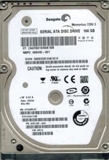 Seagate ST9160411AS 160GB P/N: 9GE14D-020 F/W: HP14 WU picture