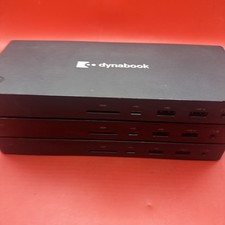 Lot Of 3 Toshiba Dynabook USB-C Docking Station PA5356U-1PRP - No Power Adapter picture