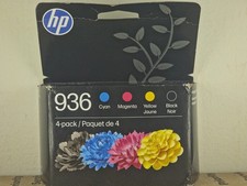 HP 936 | 4-Pack Cyan | Magenta | Yellow | Black Ink Cartridge | Expires: 01/2028 picture