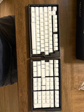 XVX Crystal White Keycaps, Side Lettering, for TKL Mechanical Keyboard picture