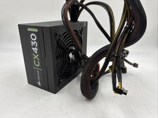 Corsair CX430 75-001666 430W ATX Power Supply | tested working picture