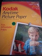 Kodak Anytime Picture Paper 100 Soft Gloss Sheets For Inkjet Printers  picture