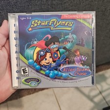 StarFlyers Alien Space Chase PC CD-ROM The Learning Company 2002 Kids Game picture