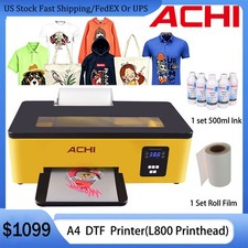 A4 Epson L800 Printhead T-Shirt Printer Flatbed Inkjet Printer & 5x500ml DTF Ink picture