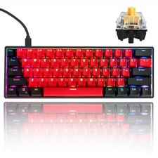 GTSP Gk61 SK61 60% Mechanical Keyboard, Custom Hot Swappable 60 Percent Gamin... picture