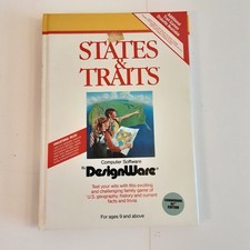 Vintage 1984 Commodore 64 DesignWare States & Traits On Floppy Instructions picture