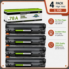 GREENCYCLE 4PK CE278A 78A Toner For HP LaserJet Pro P1606dn M1536dnf MFP MF4450 picture