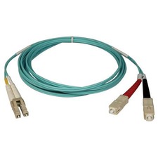 Tripp Lite N81602M 2M 10Gb OM3 Fiber Optic Patch Cable LC/SC Aqua picture