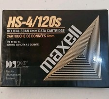 Maxell HS-4/120s Helical Scan 4mm Data Cartridge - New Sealed picture