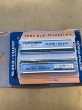 Super talent ddr2 dual channel desktop memory kit picture