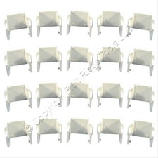 Leviton 41084-W White Quickport Wallplate Blank Filler Inserts 41084-BWB 20-pack picture