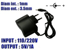 Power Supply External AC 220V to DC 5V - 1A - Tip 1x3.5mm picture