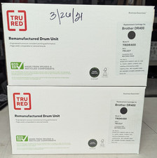 Staples TruRed 2x DR400 Drum Unit For Brother HL-1440 MFC-8300 MFC-8500 MFC-8600 picture