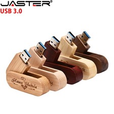USB 3.0 Free Custom Logo Wooden USB Flash Drive 64GB Memory Stick 128GB 32GB 4GB picture