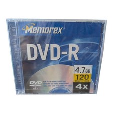7X Memorex DVD-R 4.7GB 32025510 New Sealed Set Of 7 picture