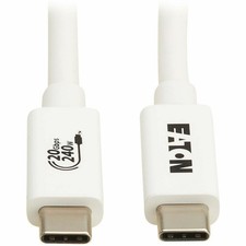 Tripp Lite U5211P0MWH20G USB4 20Gbps Cable 2m M/M White picture