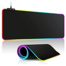 RGB LED Extra Large Soft Gaming Mouse Pad Extended Glowing Desk Mat 60X30cm USA picture