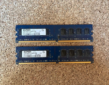 4GB 2x2GB Kit PC2-6400 DDR2-800 ELPIDA BLUE EBE21UE8AFFA-8G-F Desktop Ram DIMM picture