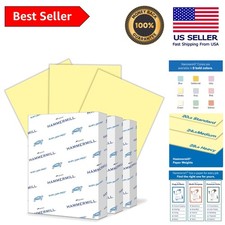 Vibrant 20 lb Colored Paper - 8.5x11, 3 Reams, 1500 Sheets - Jam-Free Guarantee picture