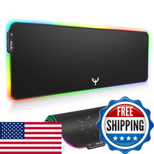 Bladehawks Extra Large Rgb Gaming Mouse Pad-14 Light Modes Extended Soft Led picture