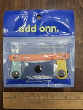 New BOX of 6 Add Onn Silicone Reusable Cable Wraps -4 pk Stylish Silicone Rubber picture