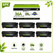 6PK High Yield 36A Toner Cartridge Fit For HP Laserjet M1522n / M1522n MFP picture